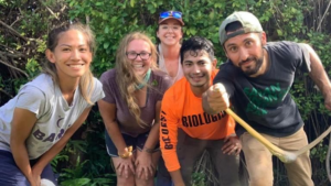 Student researchers in Guam