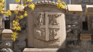 Virginia Tech "Ut Prosim" statue. Photo by Lee Friesland for Virginia Tech.