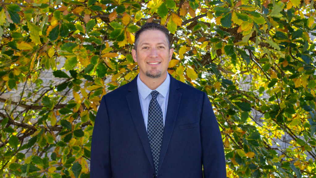 Headshot of David Schmale. Photo by Felicia Spencer for Virginia Tech.
